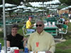 Our New Quiz Master, Mike Riezenman with Paula	