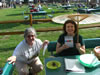Khadi (Best Wolfe Picnic Basket Winner) receiving prize from Carol
