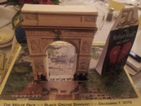 Table Center Piece: Lucy Valdon's Washington Square Park (back side)