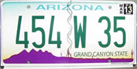 Susan Adamson's front License Plate