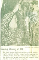 REX STOUT at age 80
