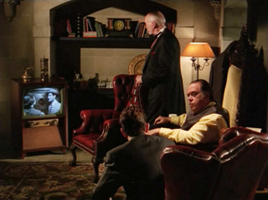 Wolfe with TV