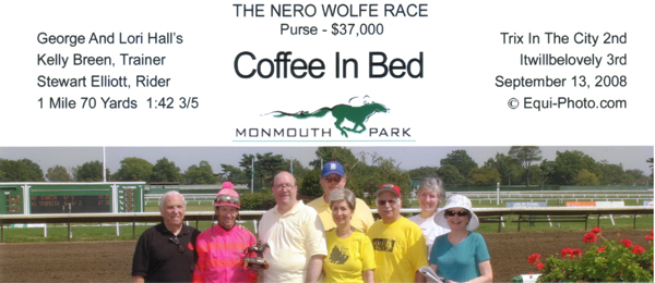 Nero Wolfe Race